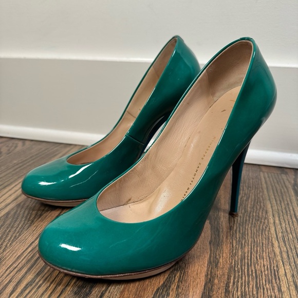 Giuseppe Zanotti Basic Platform Turquoise Pumps size 40/10 - Picture 4 of 10